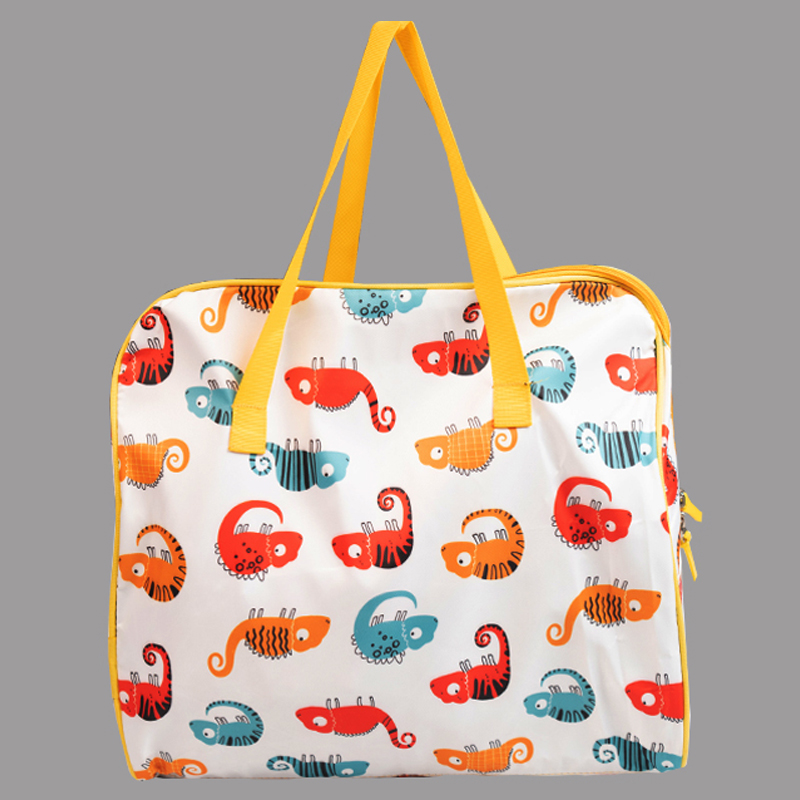 Women Multicolor Canvas Tote Bag | Cotton Handbag (Pack of 2) (Assorted Prints)
