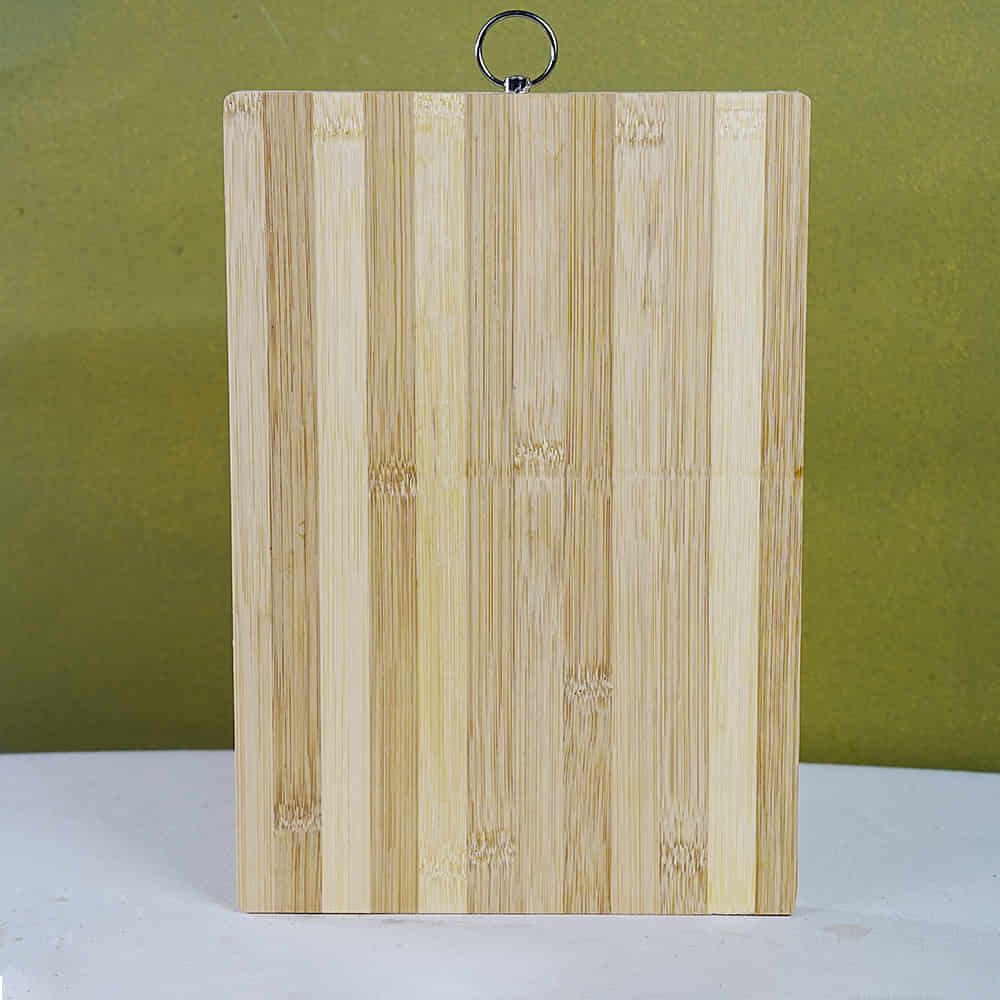 Wooden Vegetable Chopping Board with Steel Hook for Hanging 22x32cm